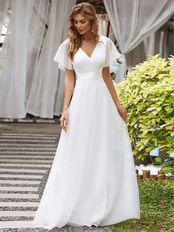 30 Simple Wedding Dresses Under $60 from SheIn