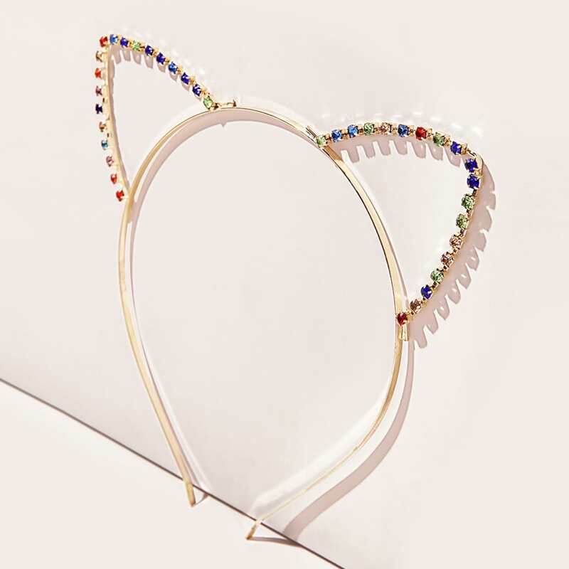 

Rhinestone Ear Decor Headband, Multicolor