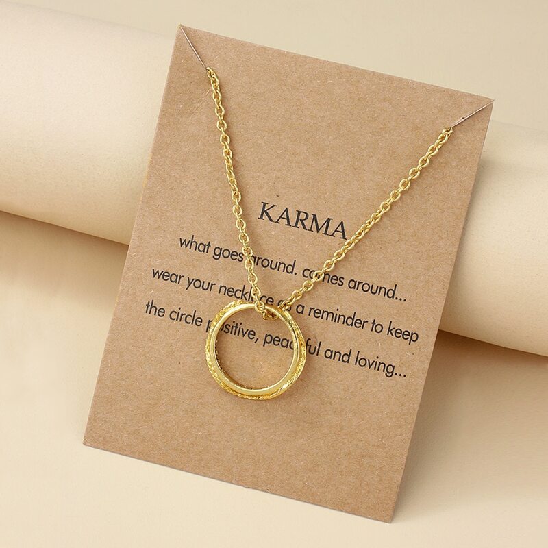 

Ring Pendant Necklace, Gold