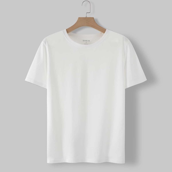 

Solid Short Sleeve Tee, White