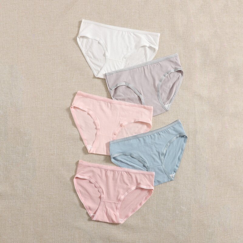 

5pack Solid Panty Set, Multicolor