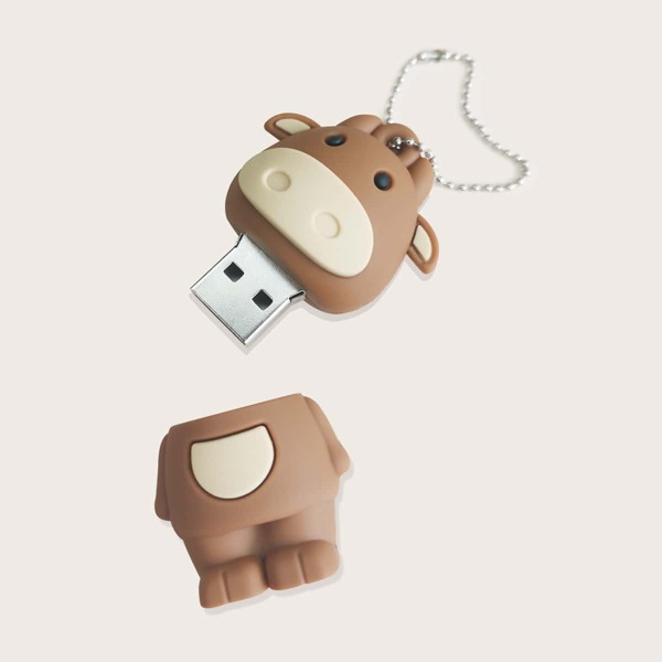 

Флэш-накопитель USB в мультипликационным форме, Коричневые