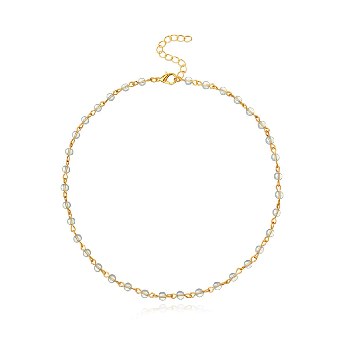 

Clear Beaded Necklace