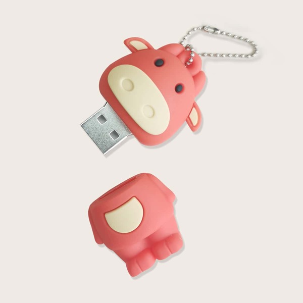

Cartoon Shaped USB Flash Drive, Red