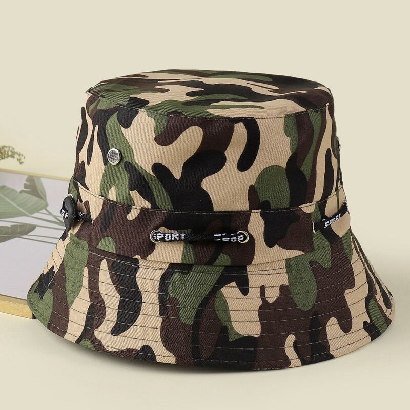 

Camo Print Bucket Hat, Multicolor