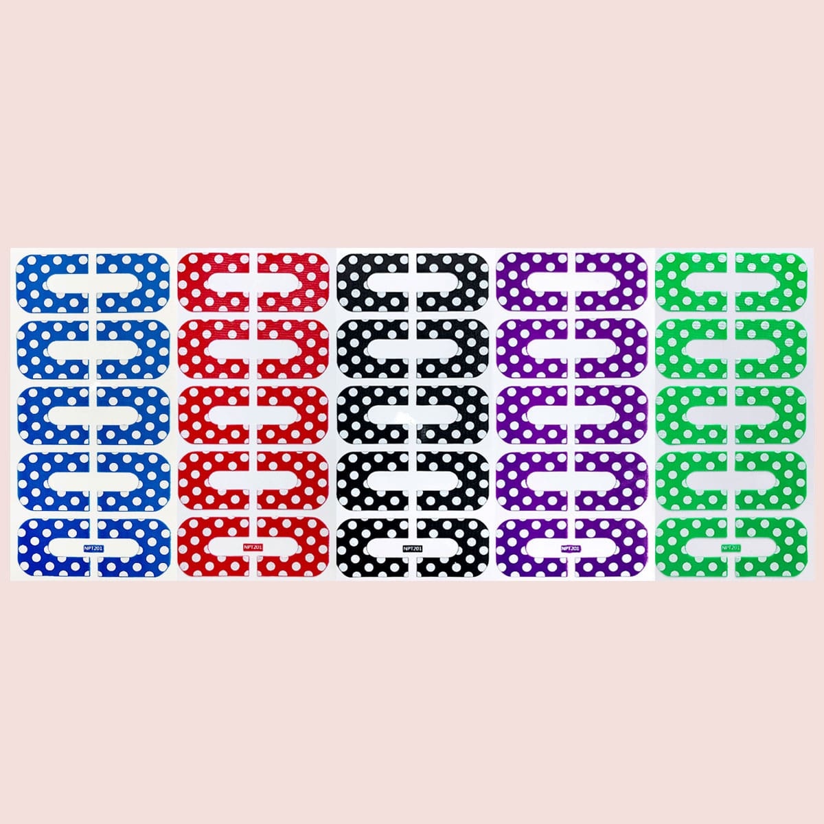 

5sheets Nail Oil Spill Prevention Nail Sticker, Multicolor