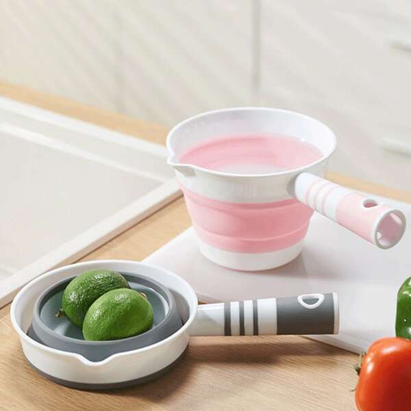 

1pc Random Color Foldable Water Spoon, Multicolor