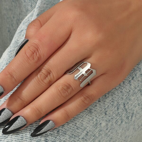 

Stainless Steel Ring, Silver