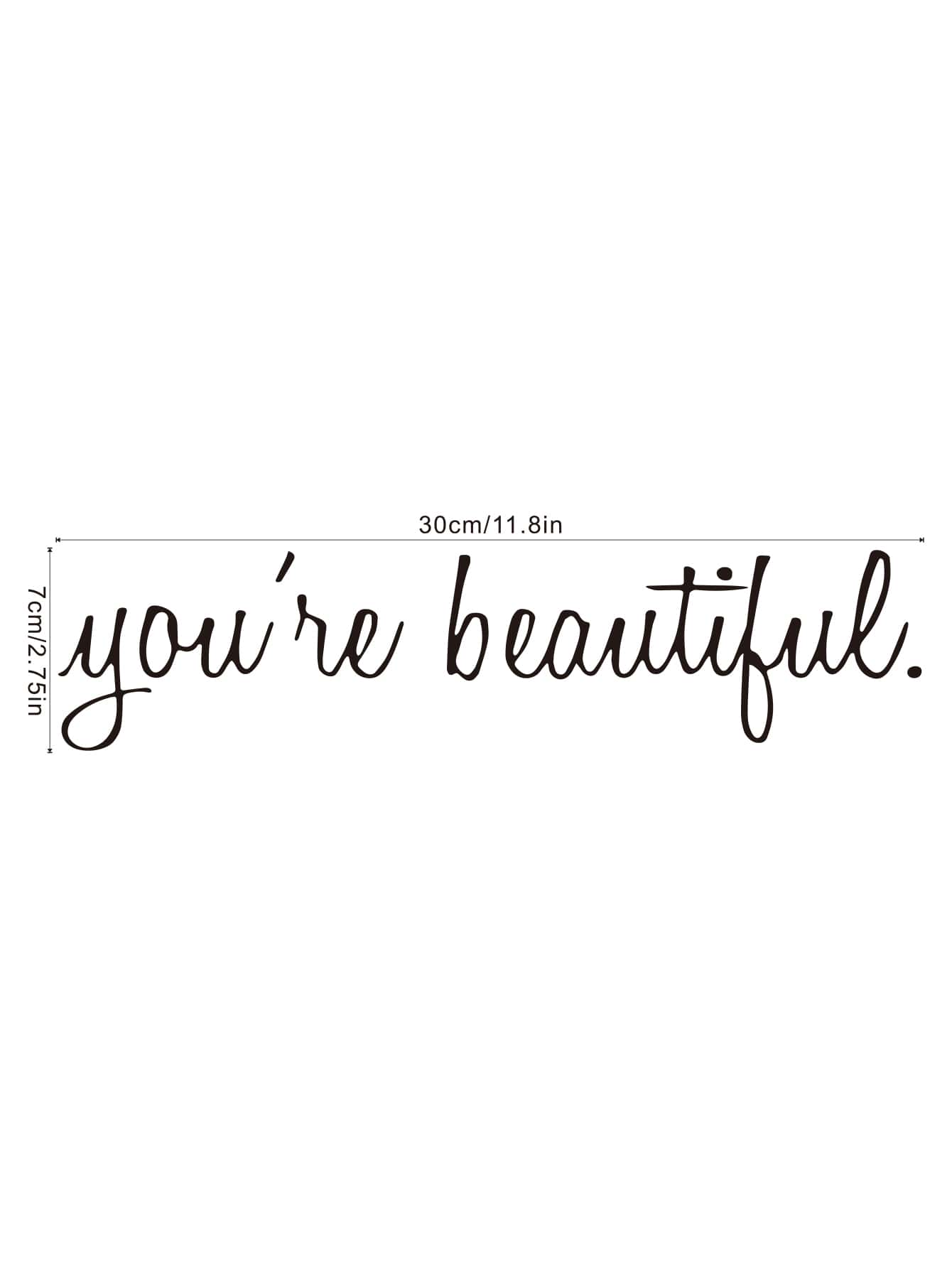 Quote Design StickerSlogan Graphic Wall Sticker, DIY Self-Adhesive Wall Decal,Stickers,Wall Decal, Vinyl Decal For Home Decorations,Spring Decoration Items Refresh Your Home,Rama Decoration Stickers Gifts Birthday Graduation