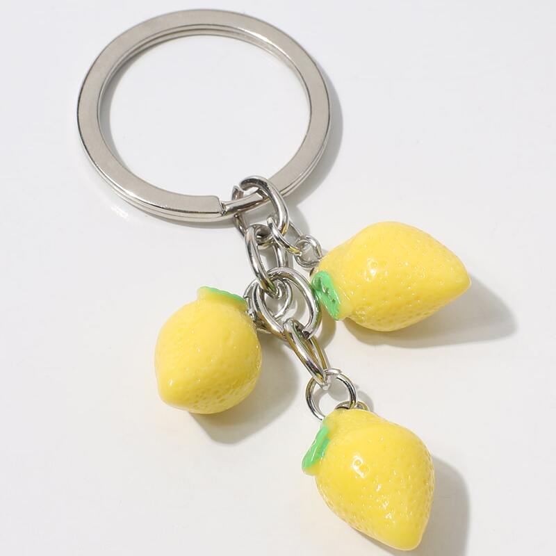 

Fruit Pendant Keychain, Yellow
