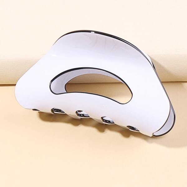 

Acrylic Hair Claw, White