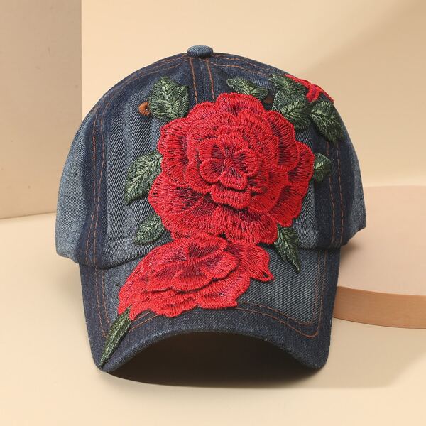 

Flower Patch Decor Baseball Cap, Multicolor