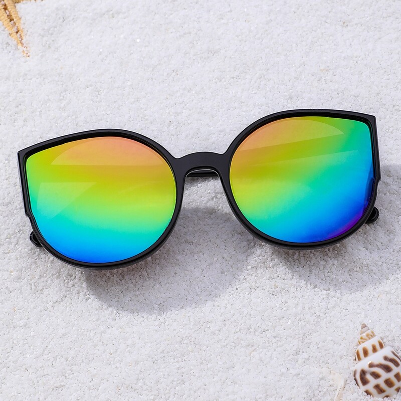 

Flashes Lens Cat Eye Sunglasses