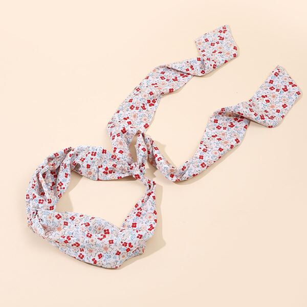 

Flower Print Hair Band, Multicolor