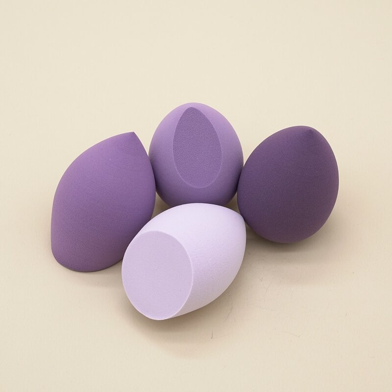 

4pcs Makeup Sponge, Purple