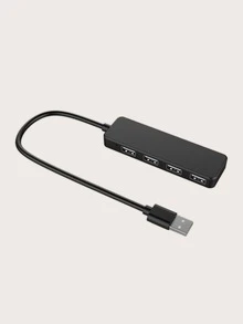 מפצל USB מרובע אחד - שחור - ראה 3