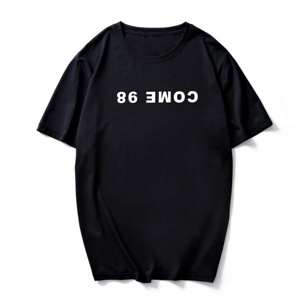 

Men Figure & Letter Graphic Tee, Black