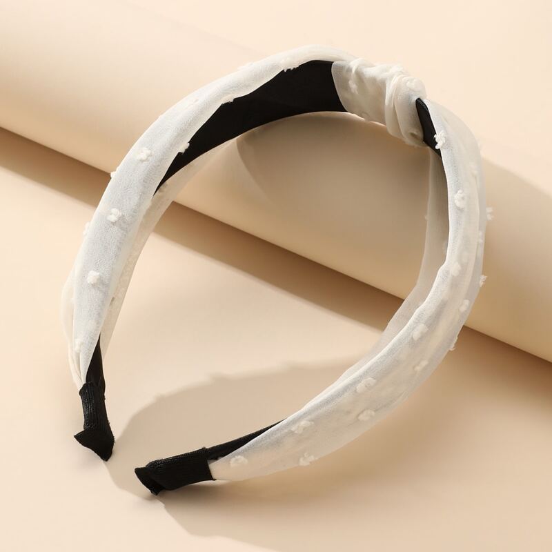 

Twist Wide Headband, Beige