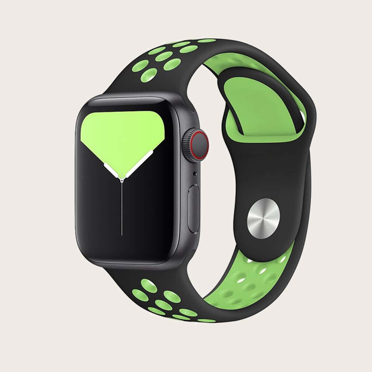 

1pc Cutout Apple Watch Band, Multicolor