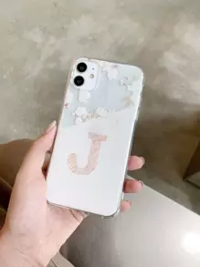 Letter Graphic Phone Case - Multicolor - View 2