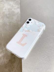 Letter Graphic Phone Case - Multicolor - View 3