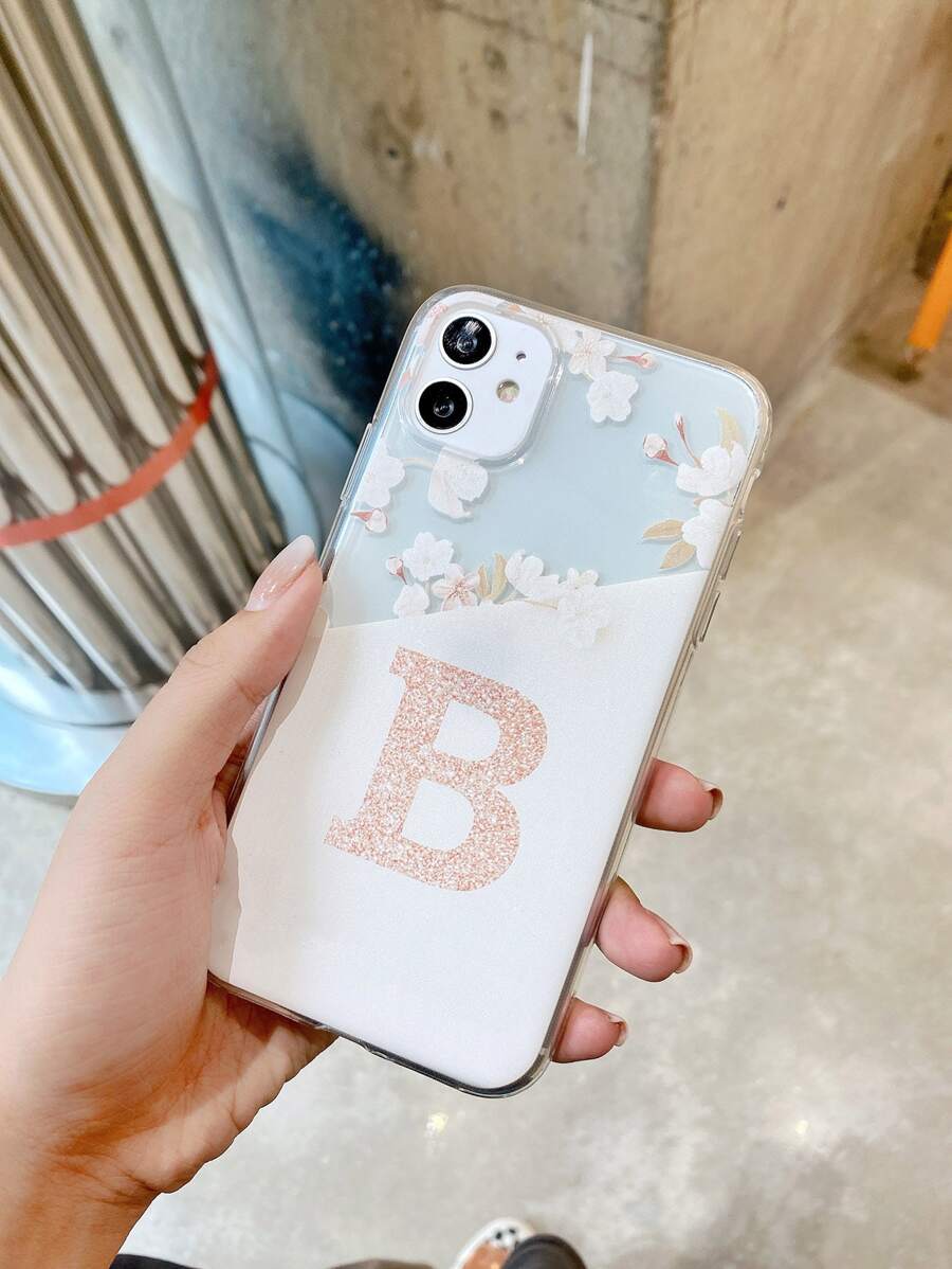 Letter Graphic Phone Case