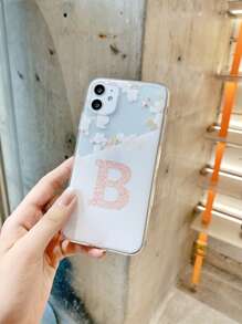 Letter Graphic Phone Case - Multicolor - View 3