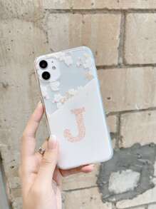 Letter Graphic Phone Case - Multicolor - View 5