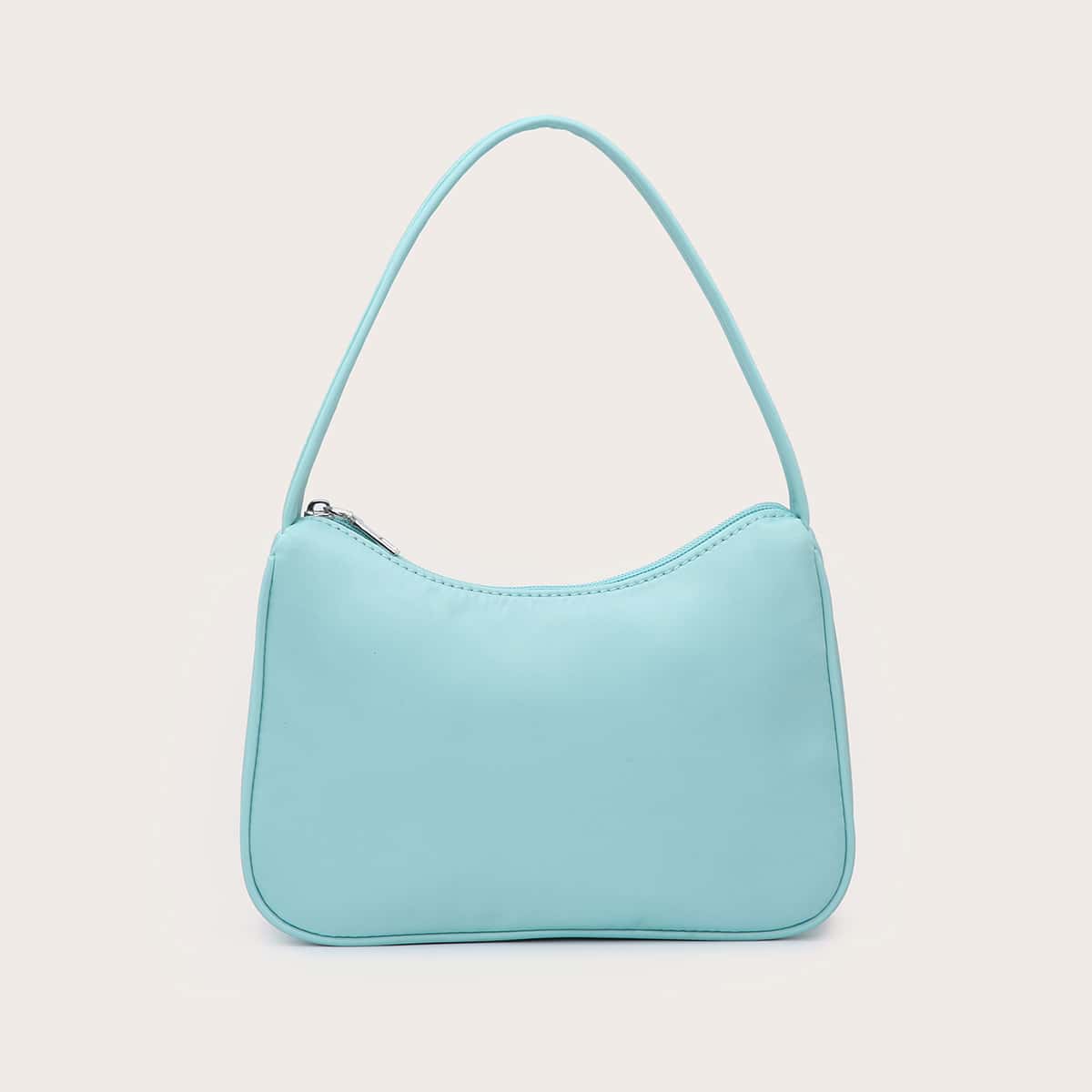 

Solid Baguette Bag, Baby blue