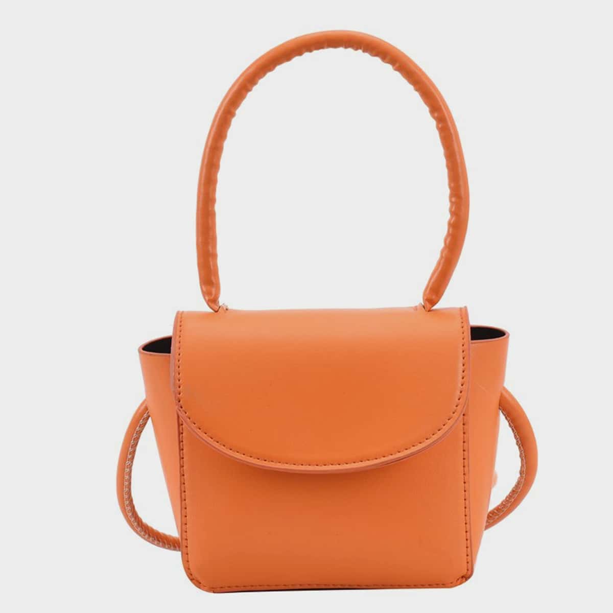 

Solid Satchel Bag, Orange