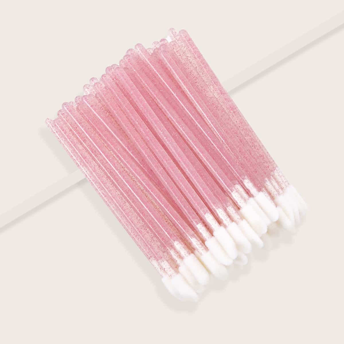 

50pcs Disposable Lip Brush, Baby pink