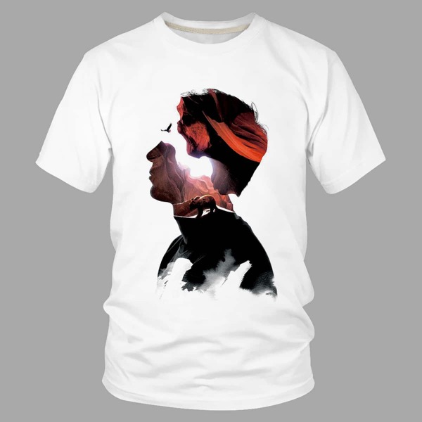 

Men Figure & Animal Print Tee, White