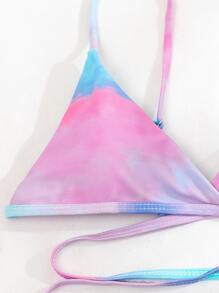 3packs Tie Dye Bikini Set & Cover Up Summer