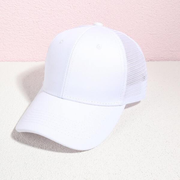 

Solid Baseball Cap, White