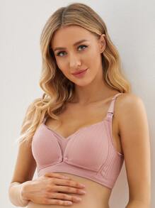 Maternity Nursing Bra - Pink - View 4
