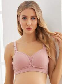 Maternity Nursing Bra - Pink - View 5