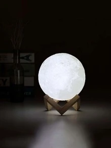1 pieza luz decorativa en forma de luna - Blanco - Ver 4