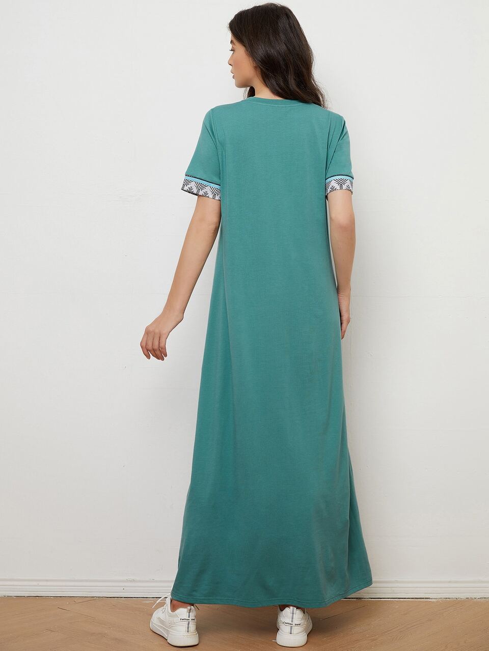 Geo Panel Patch Pocket Dress