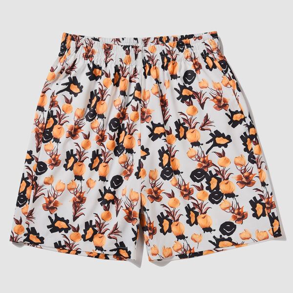 

Men Allover Print Shorts, Multicolor