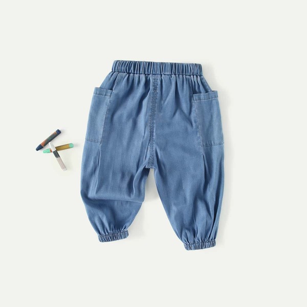 

Toddler Boys Dual Pocket Jeans, Medium wash