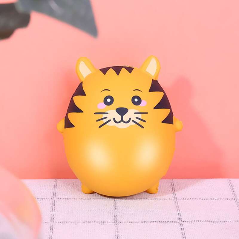 

1pc Stress Relief Squeeze Tiger Toy, Multicolor