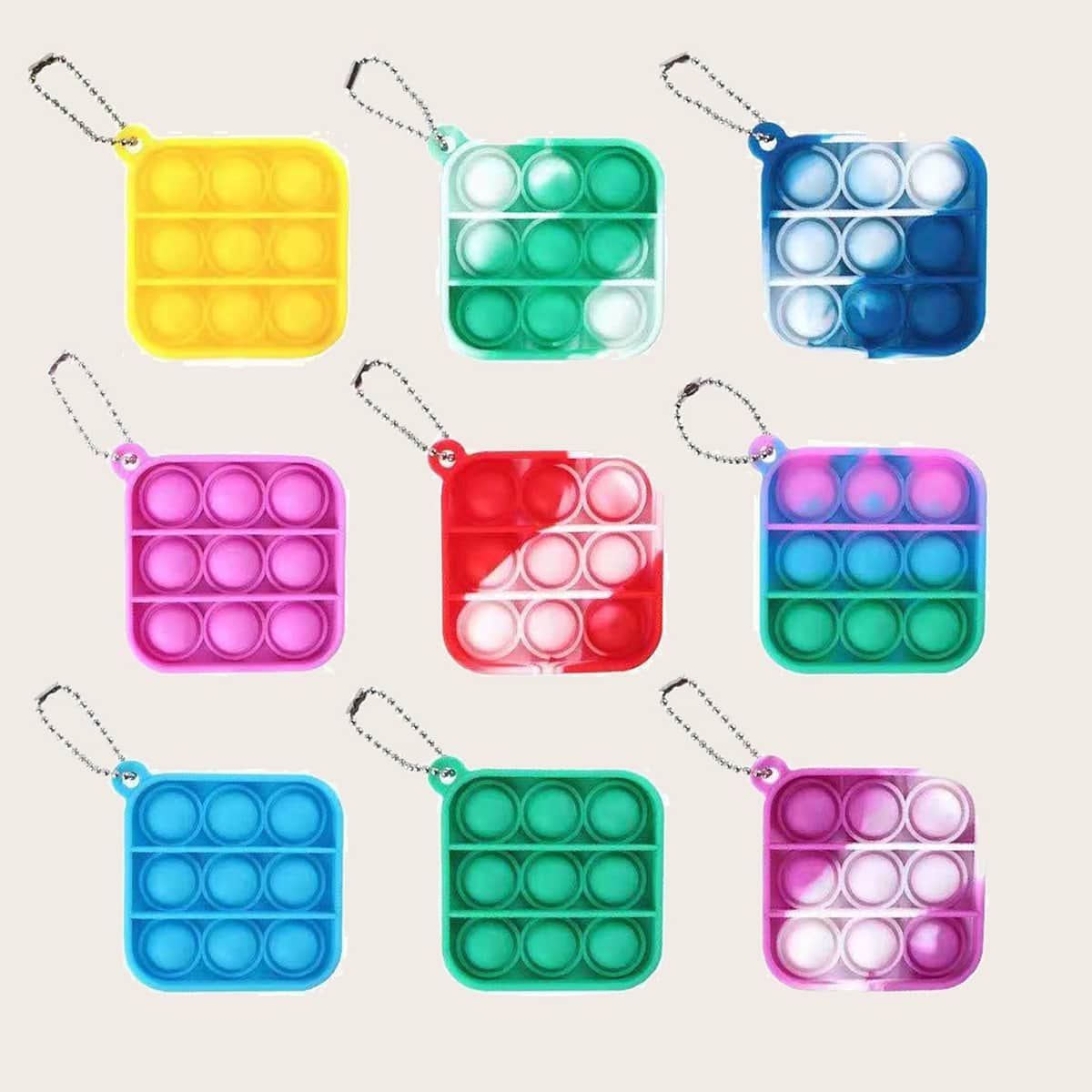 

1pc Random Stress Relief Bubble Toy, Multicolor