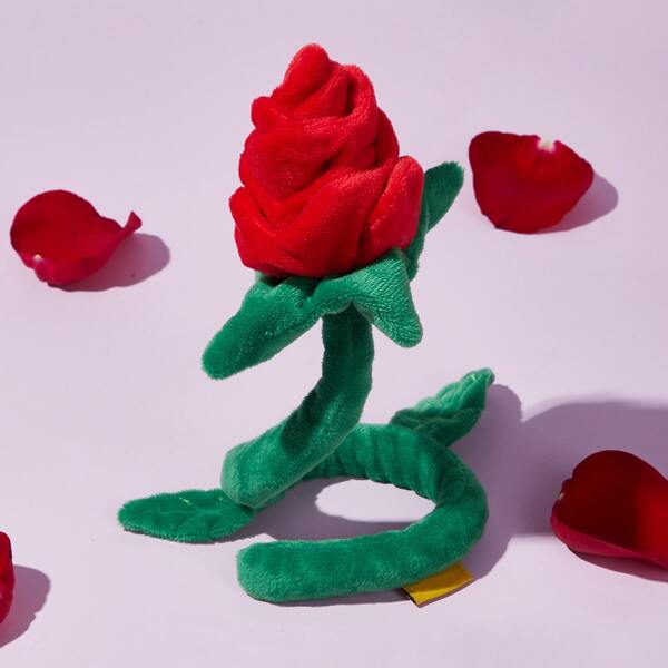 

Flower Shaped Pet Plush Toy, Multicolor