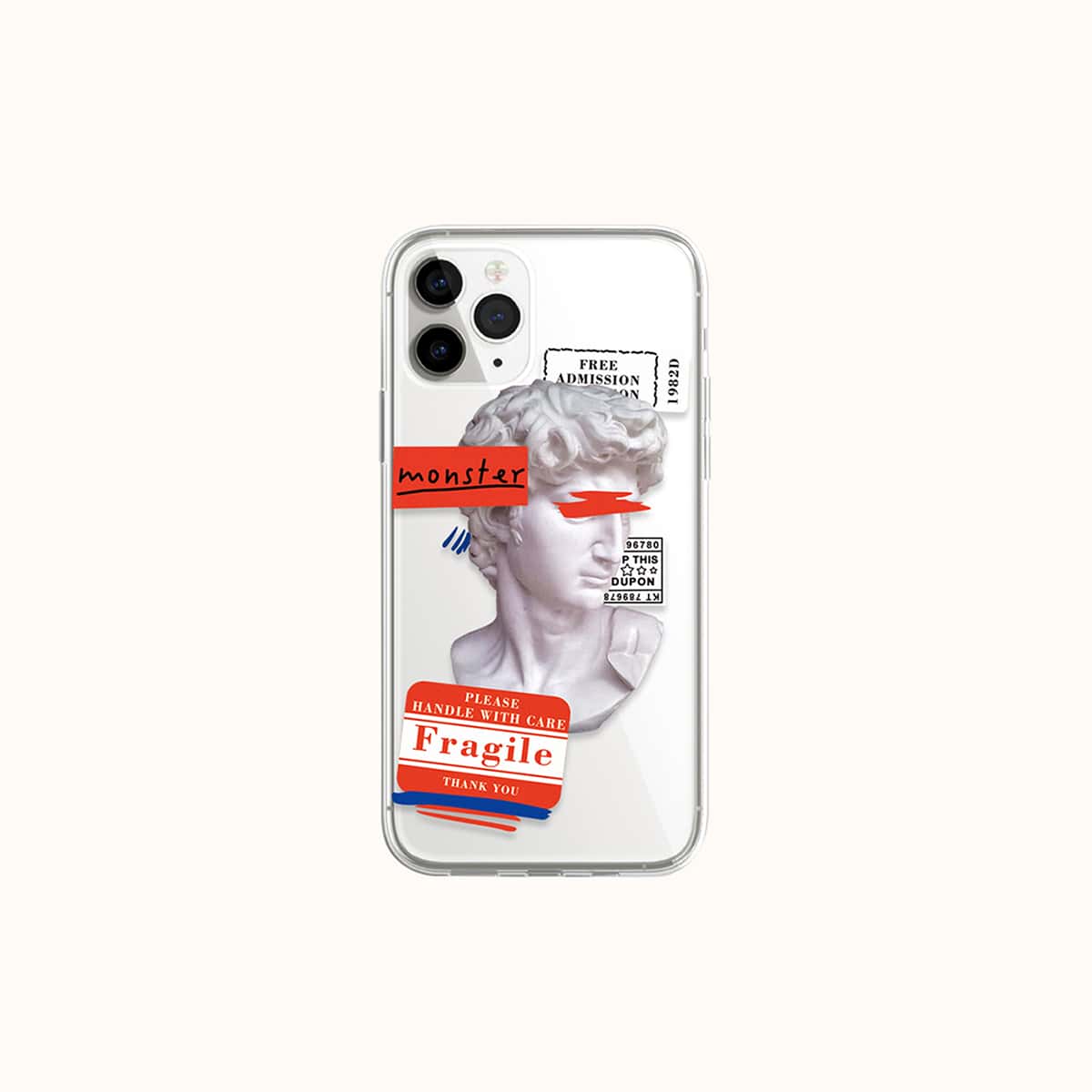 

Sculpture Graphic Phone Case, Multicolor
