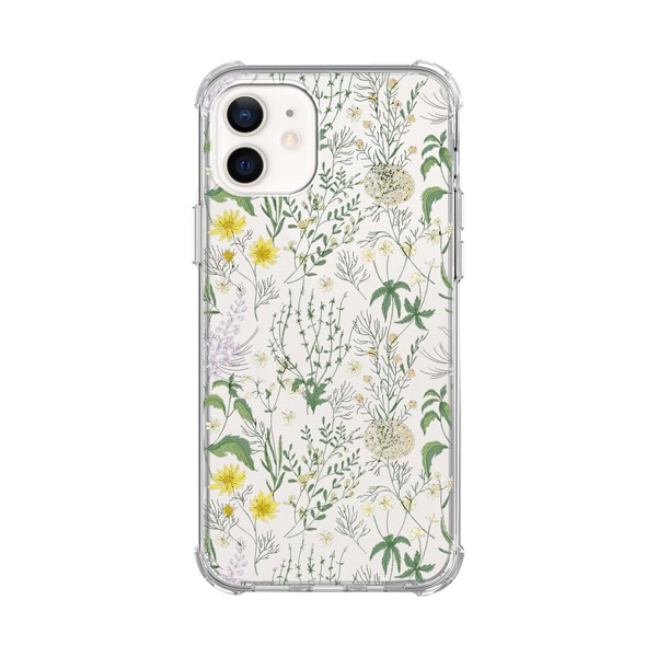 

Flower Print Clear Phone Case, Multicolor