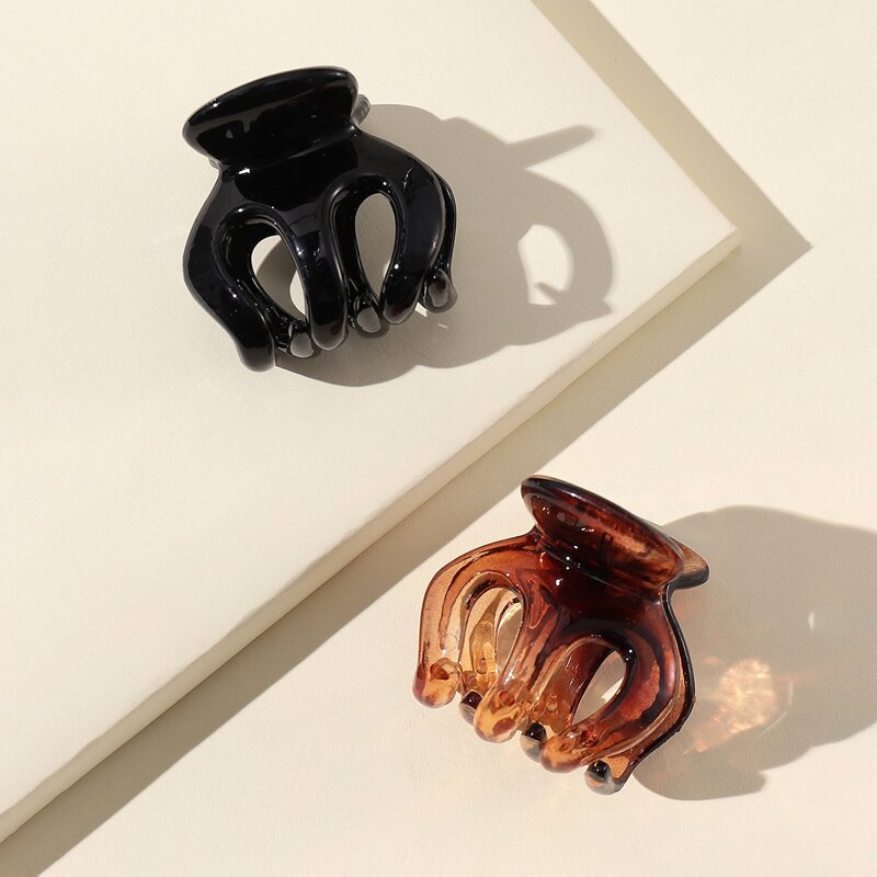 

2pcs Simple Hair Claw, Multicolor