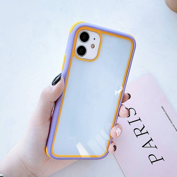 

Contrast Frame Clear Phone Case