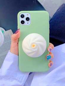 Funda de celular con diseño de bollos al vapor - Verde - Ver 2