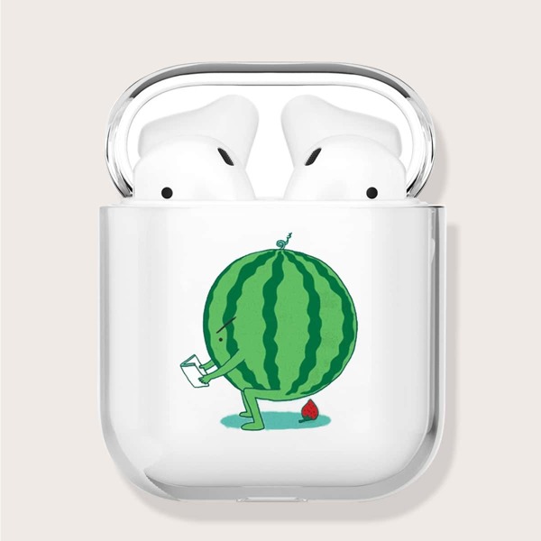 

Watermelon Clear Case For Airpods, Green