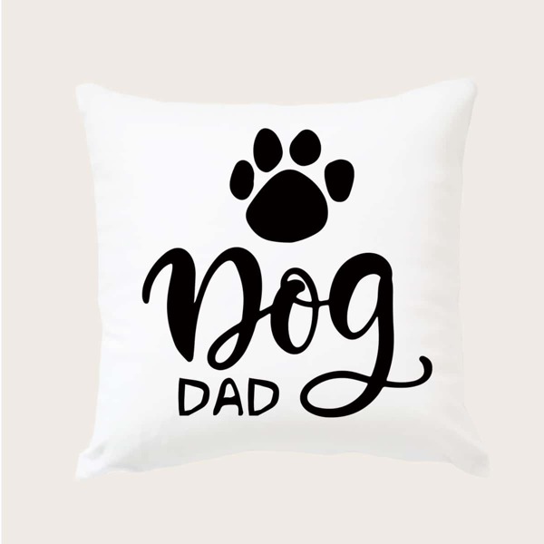 

Letter Graphic Cushion Cover Without Filler, Black and white